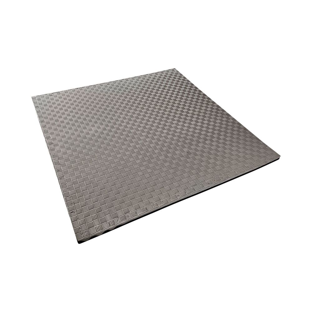 Flettematte skum 2,5 cm sort/grå