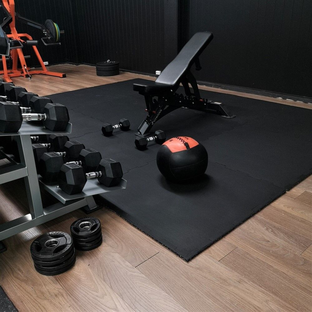 Sportsgulv med fletting 100x100x1,5cm - Bilde 2